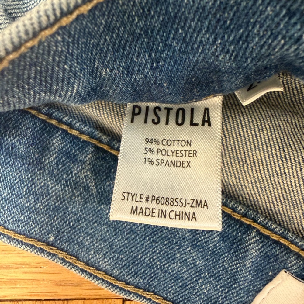 Pistola Lennon High Rise Cropped Boot Jeans in Zika Size 24 - Picture 4 of 7